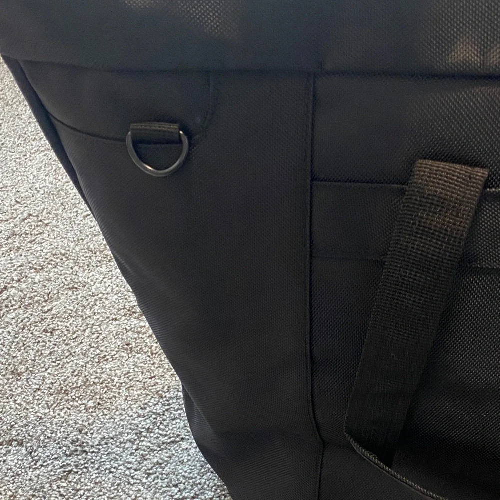 Benoss Milan Black Elite Traveler’s Collection Weekender Duffel Bag for Men